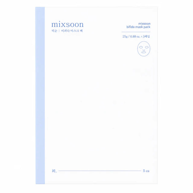 Mixsoon - Bifida Mask Pack - Sheet Mask Set with Ferments - 5pcs. - Feel You