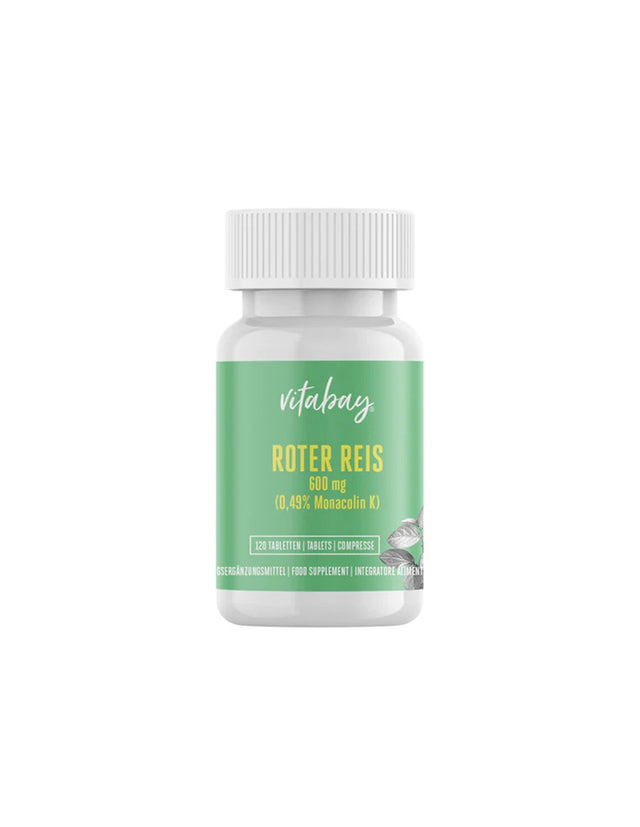 Сърдечно-съдова система - Червен ориз с монаколин К (Monacolin K), 120 V капсули  Vitabay - Nutra Best Bulgaria