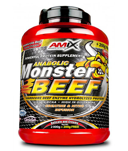 Monster Beef Protein - 2.200 kg  AMIX - Nutra Best Bulgaria