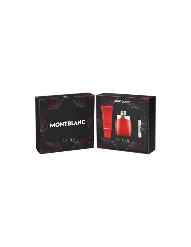 Mont Blanc - Legend Red Gift set EDP 100 ml, miniature EDP 7.5 ml and shower gel 100 ml - 100ml  MONTBLANC - Nutra Best Bulgaria