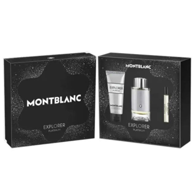 Montblanc Explorer Platinum Eau De Perfume Spray 100ml Set 3 Pieces  MONTBLANC - Nutra Best Bulgaria