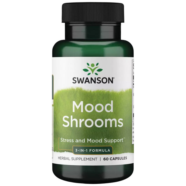 Mood Shrooms | Maitake, Reishi, Shiitake 60 капсули  Swanson - Nutra Best Bulgaria