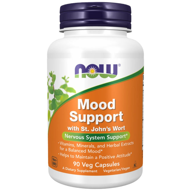 Mood Support with St. John's Wort - 90 капсули  NOW Foods - Nutra Best Bulgaria