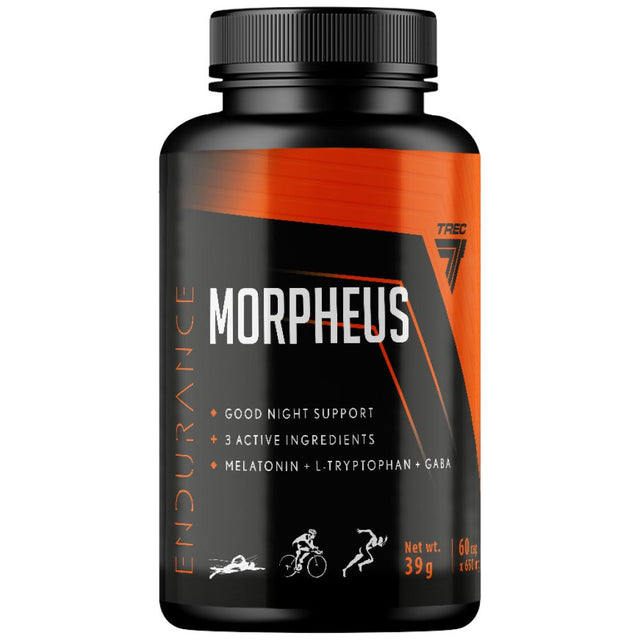 Morpheus Endurance | Good Night Support with Melatonin, L-Tryptophan & Gaba - 60 Таблетки  Trec Nutrition - Nutra Best Bulgaria