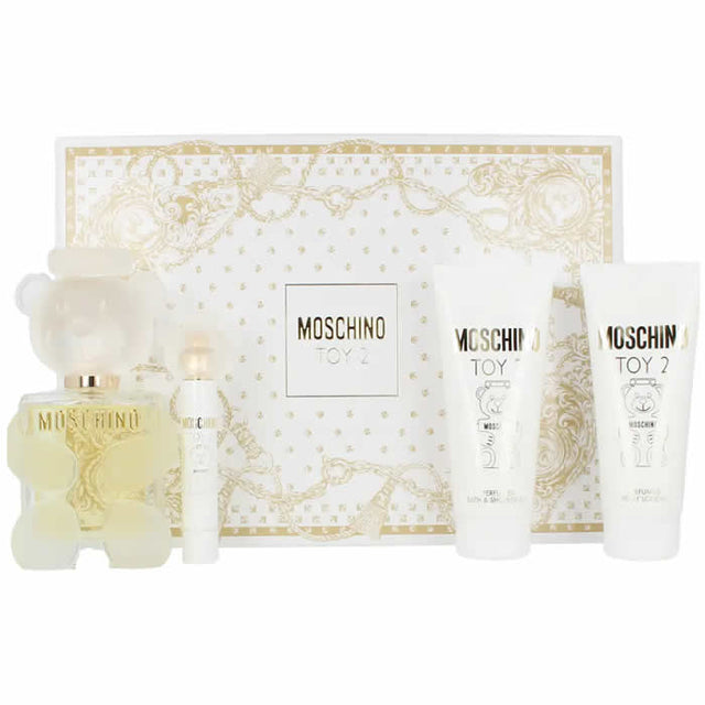 Moschino - Toy 2 Gift set EDP 100 ml, miniature EDP 10 ml, body lotion 100 ml and shower gel 100 ml - 100ml  MOSCHINO - Nutra Best Bulgaria