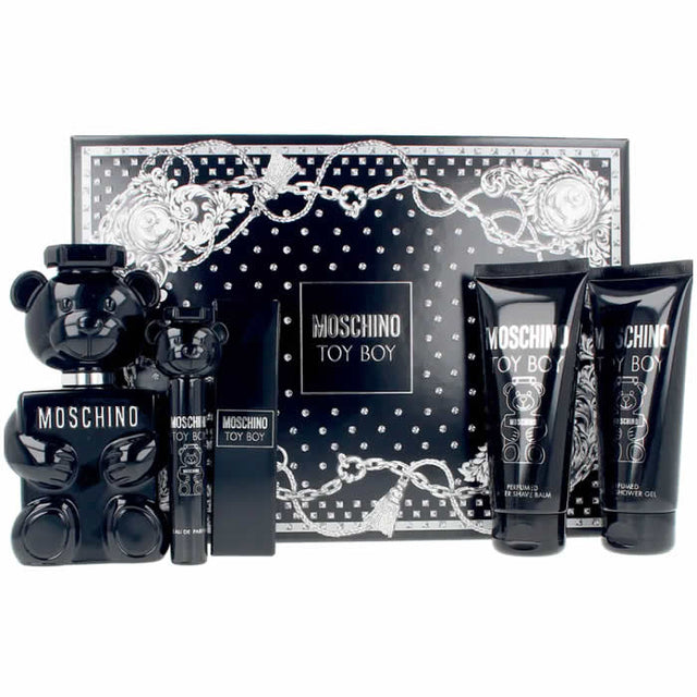 Moschino - Toy Boy Gift set EDP 100 ml, miniature EDP 10 ml, aftershave balm 100 ml and shower gel 100 ml - 100ml  MOSCHINO - Nutra Best Bulgaria