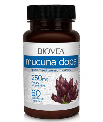 Mucuna Dopa 250 mg / 60 Caps  Biovea - Nutra Best Bulgaria