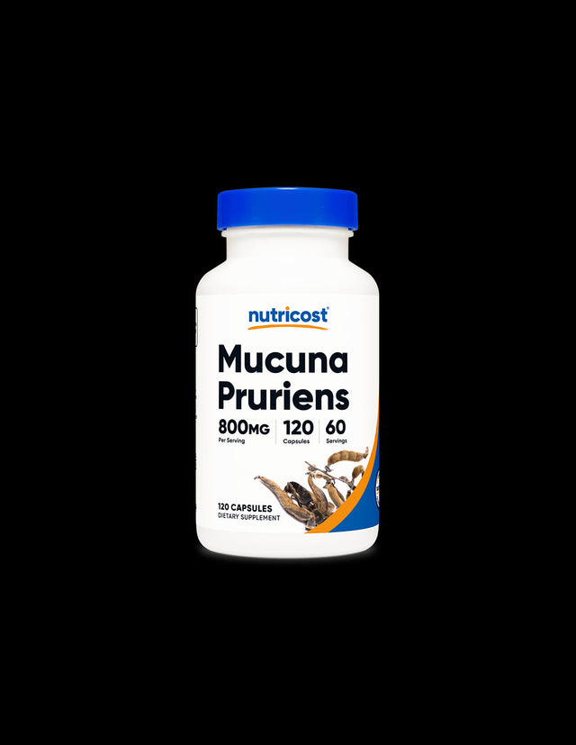 Стрес и безпокойство - Мукуна/ Кадифен боб (Mucuna Pruriens), 400 mg x 120 капсули Nutricost  Nutricost - Nutra Best Bulgaria