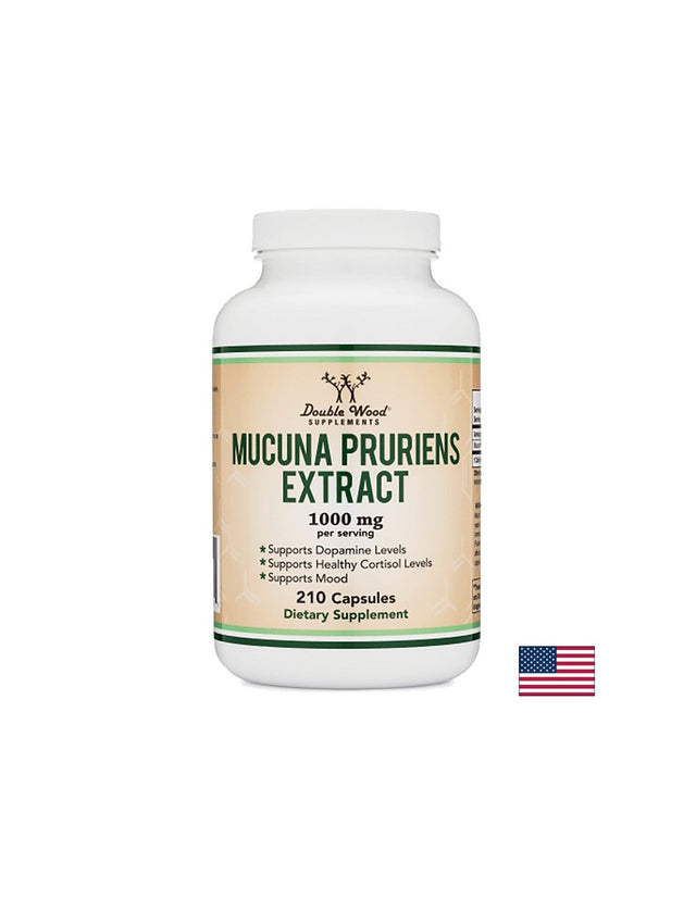 Mucuna pruriens extract/ Екстракт от мукуна, 210 капсули Double Wood  Double Wood - Nutra Best Bulgaria