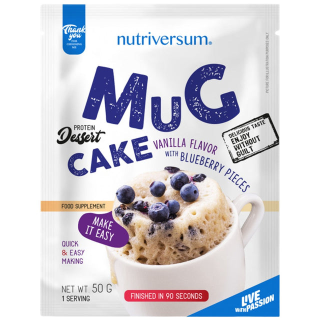 Mug Cake | Protein Dessert - 50 грама  Nutriversum - Nutra Best Bulgaria