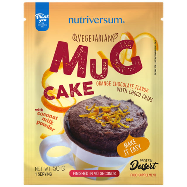 Mug Cake - VEGAN | Protein Dessert 50 грама  Nutriversum - Nutra Best Bulgaria