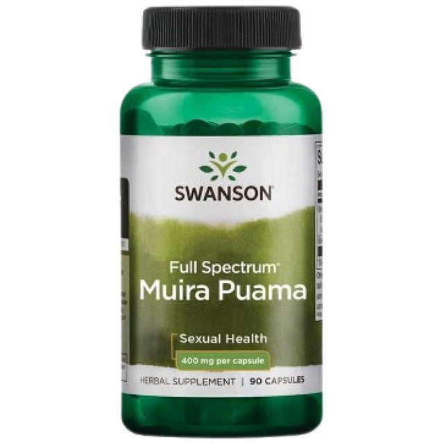 Muira Puama Root 400 mg 90 капсули  Swanson - Nutra Best Bulgaria