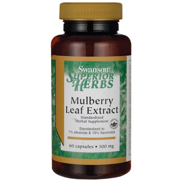 Mulberry Leaf Extract 60 капсули  Swanson - Nutra Best Bulgaria