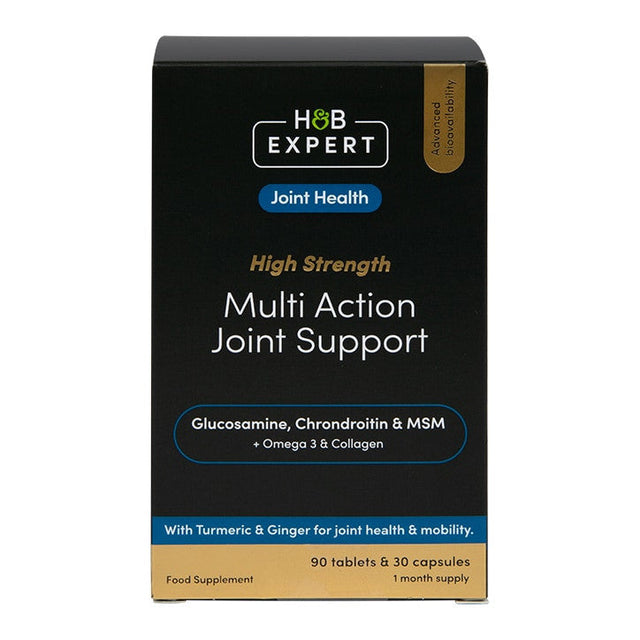 Експертна формула за здрави стави (Multi Action Joint Support) 90 таблетки и 30 капсули HOLLAND & BARRETT  Holland & Barrett - Nutra Best Bulgaria