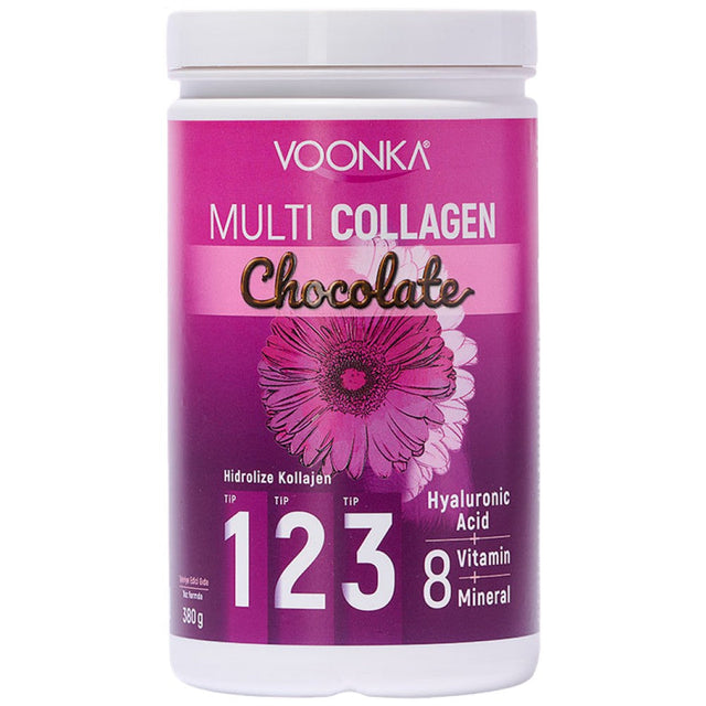 Multi Collagen Chocolate Powder - 380 грама  Voonka - Nutra Best Bulgaria