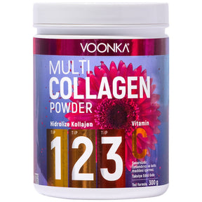 Multi Collagen Powder - 300 грама  Voonka - Nutra Best Bulgaria
