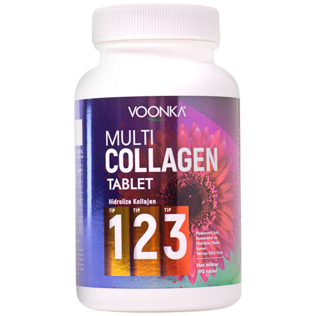 Multi Collagen Tablets - 90 Таблетки  Voonka - Nutra Best Bulgaria