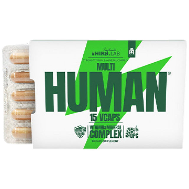 Multi Human | Vitamin & Mineral Complex - 15 капсули  Hero.Lab - Nutra Best Bulgaria