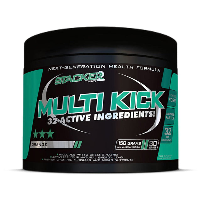 Multi Kick / Next-Generation Health Formula - 150 грама  Stacker - Nutra Best Bulgaria
