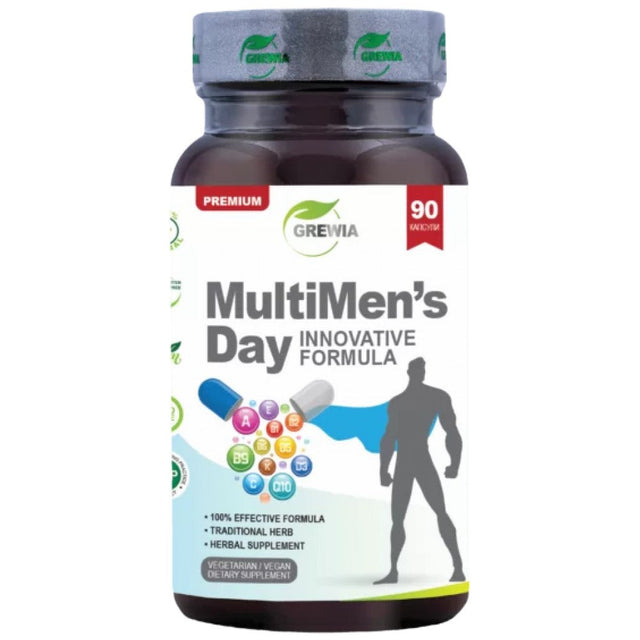 Multi Men's Day - 90 капсули  Grewia - Nutra Best Bulgaria