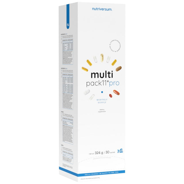Multi Pack 11 Pro | All-in-One Health Formula - 30 Пакета  Nutriversum - Nutra Best Bulgaria