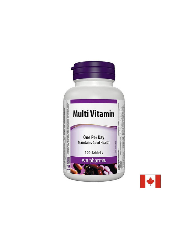 Multi Vitamin – Мултивитамини, 100 таблетки Webber Naturals  Webber Naturals - Nutra Best Bulgaria