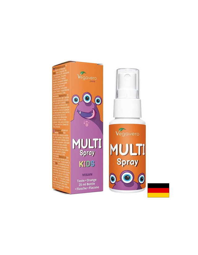 Multi Vitamin Junior/ Мултивитамини за Деца/ Орален спрей, 25 ml, 100% Vegan Vegavero  Vegavero - Nutra Best Bulgaria