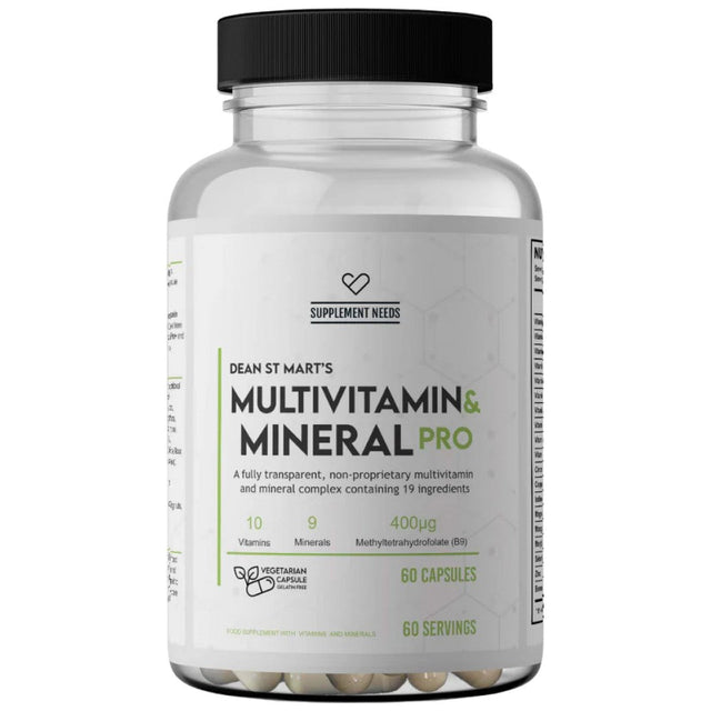 Multi Vitamin and Mineral+ - 60 капсули  Supplement Needs - Nutra Best Bulgaria