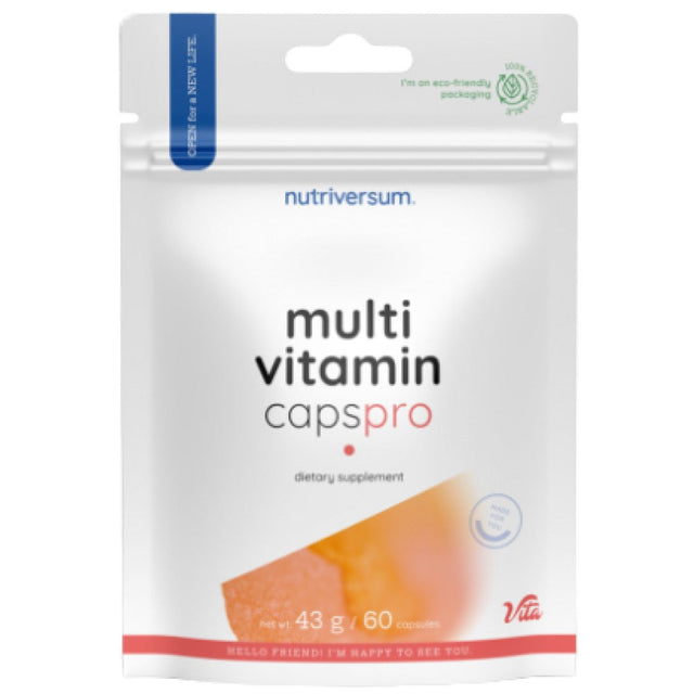 MultiVitamin Caps Pro - 60 капсули  Nutriversum - Nutra Best Bulgaria