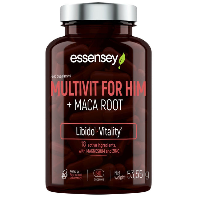 Multivit for Him + Maca Root - 90 капсули  ESSENSEY - Nutra Best Bulgaria