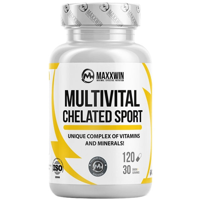 Multivital Chelated Sport 120 капсули  MAXXWIN - Nutra Best Bulgaria