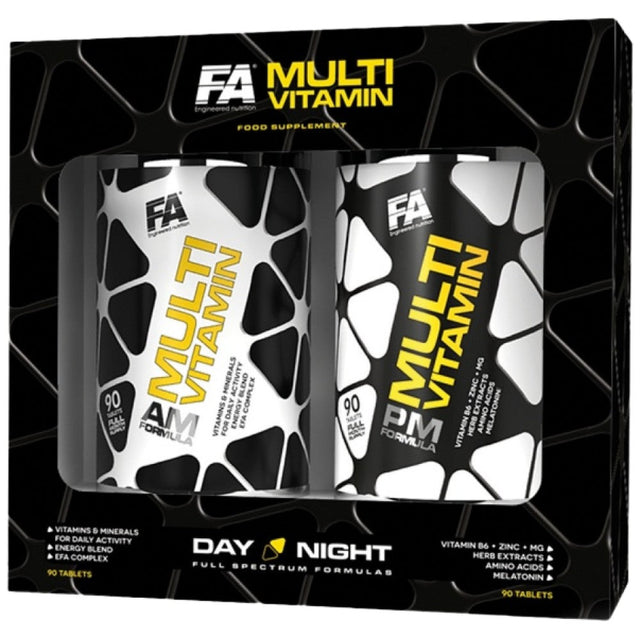 Multivitamin AM & PM Formula - 2 x 90 Таблетки  FA Nutrition - Nutra Best Bulgaria