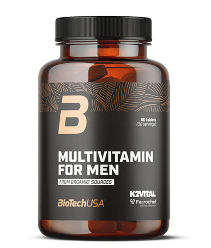 Multivitamin For Men from Organic Sources / 60 Tabs  BioTech USA - Nutra Best Bulgaria