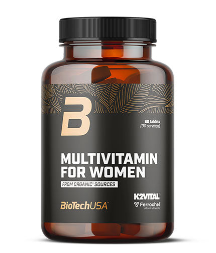 Multivitamin For Women from Organic Sources / 60 Tabs  BioTech USA - Nutra Best Bulgaria