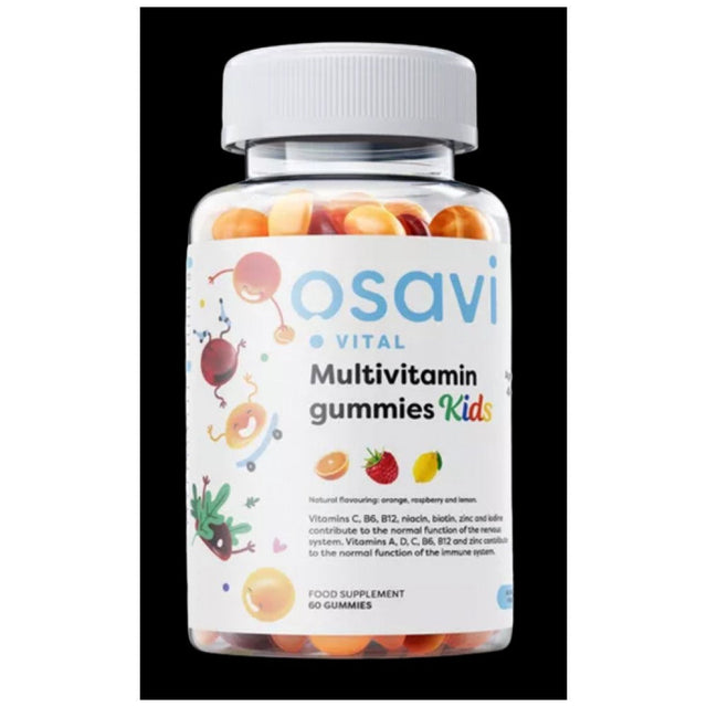 Multivitamin Gummies Kids | Sugar Free - 60 желирани бонбони  Osavi - Nutra Best Bulgaria