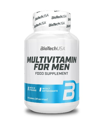 Multivitamin for Men 60 Tabs.  BioTech USA - Nutra Best Bulgaria