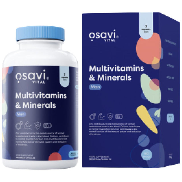 Multivitamins & Minerals Man - 90 капсули  Osavi - Nutra Best Bulgaria