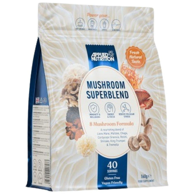 Mushroom Blend | 8 Mushrooms Complex - 160 грама  Applied Nutrition - Nutra Best Bulgaria