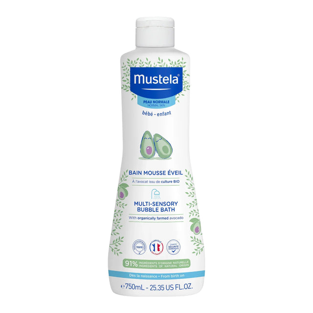 Mustela - Bébé Multi-Sensory Bubble Bath - Shower gel - 750ml - Feel You