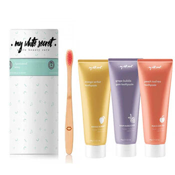 My White Secret - Smile Beauty Care Set - Toothpaste and toothbrush set  My White Secret - Nutra Best Bulgaria