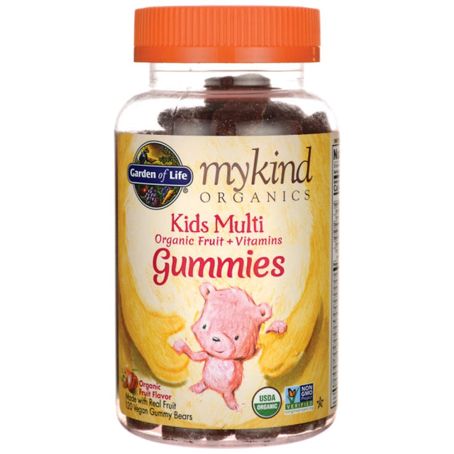 MyKind / Organic Kids Multi / Gummies - 120 желирани бонбони  Garden Of Life - Nutra Best Bulgaria