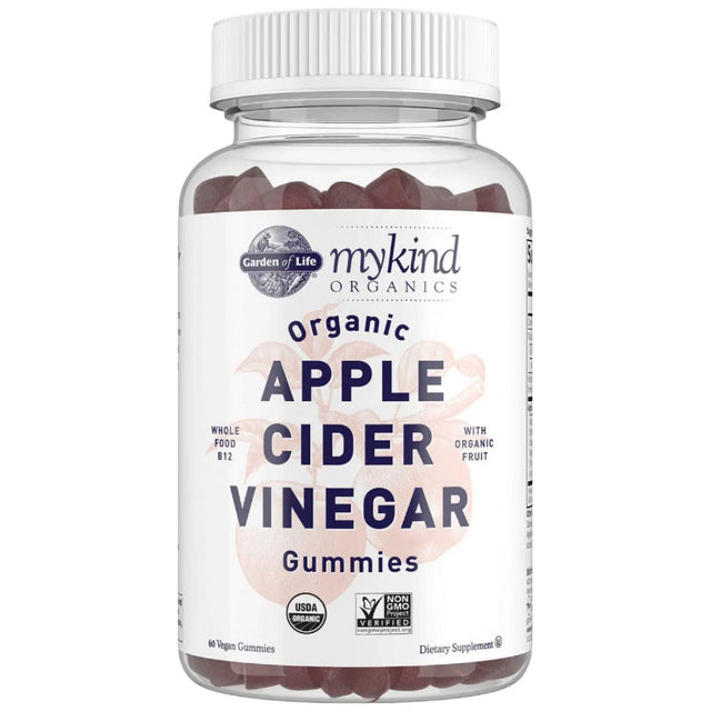 Mykind Organics | Apple Cider Vinegar Gummies - 60 желирани бонбони  Garden Of Life - Nutra Best Bulgaria