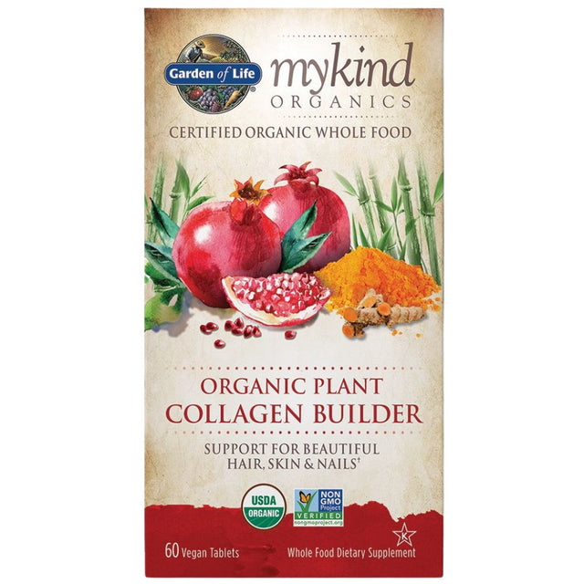 Mykind Organics | Organic Plant Collagen Builder - 60 Таблетки  Garden Of Life - Nutra Best Bulgaria