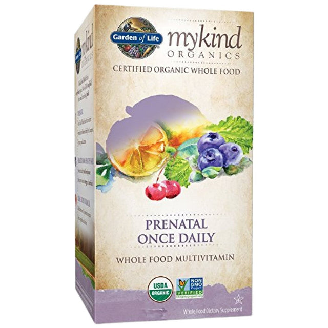 Mykind Organics | Prenatal Once Daily - 30 Таблетки  Garden Of Life - Nutra Best Bulgaria