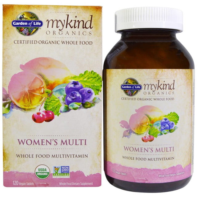 Mykind Organics | Women's Multi - 120 Таблетки  Garden Of Life - Nutra Best Bulgaria