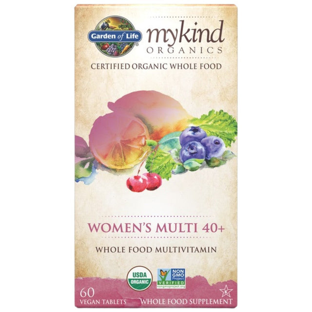 Mykind Organics | Women's Multi 40+ - 60 Таблетки  Garden Of Life - Nutra Best Bulgaria