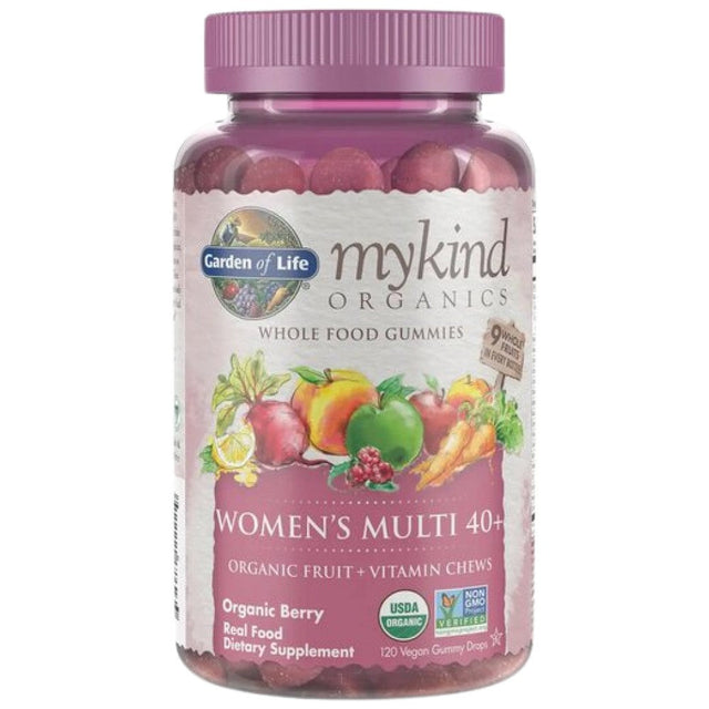 Mykind Organics | Women's Multi 40+ Gummies - 120 желирани бонбони  Garden Of Life - Nutra Best Bulgaria