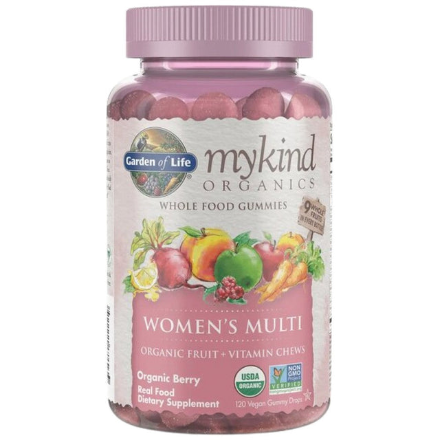Mykind Organics | Women's Multi Gummies - 120 желирани бонбони  Garden Of Life - Nutra Best Bulgaria