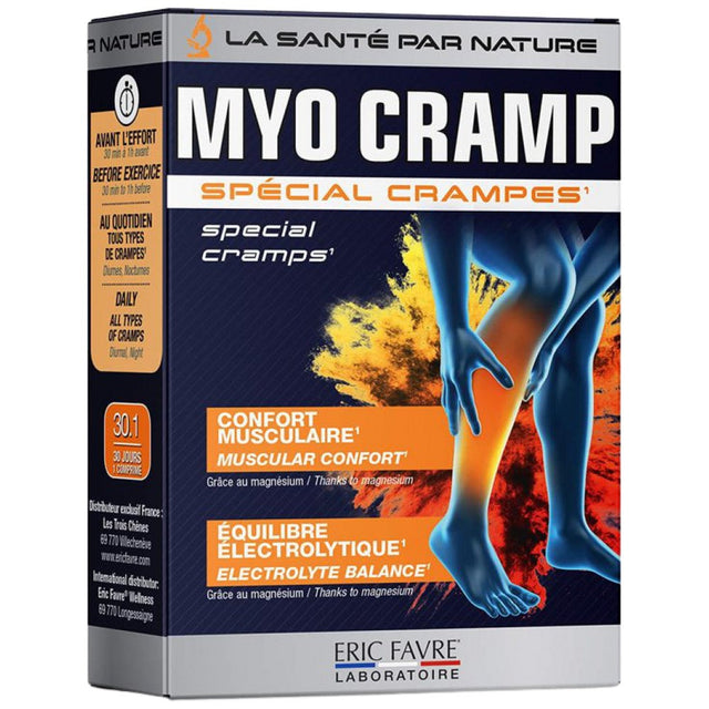 Myo Cramp | Special Cramp Formula - 30 Таблетки  Eric Favre - Nutra Best Bulgaria