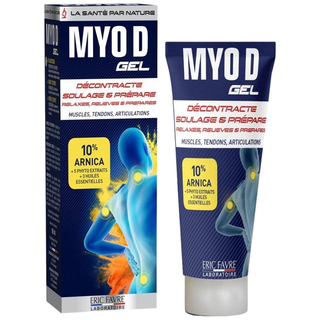 Myo D Gel | Muscle, Tendons and Joints Relief with Arnica - 100 мл  Eric Favre - Nutra Best Bulgaria